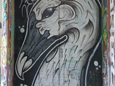 Eagle Minimalist Stencil — Street art in London