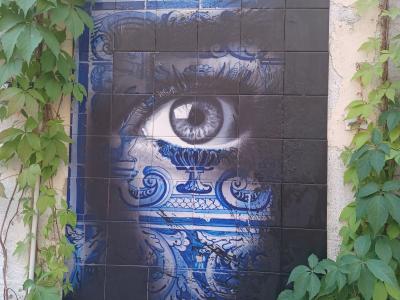 On the Surface - Azulejo Mosaic in Lisbon — Street art in Lisbon