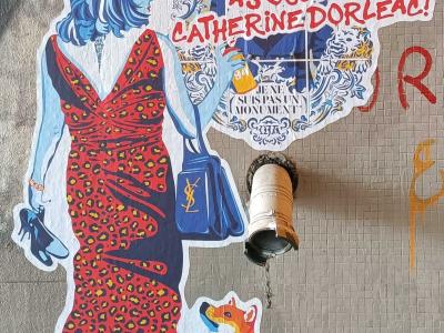 As cool as Catherine d'Orléac — Street art à Paris