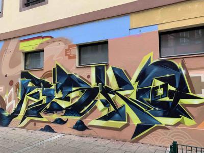 Graffiti Rue du Marais Kageneck II — Street art à Strasbourg
