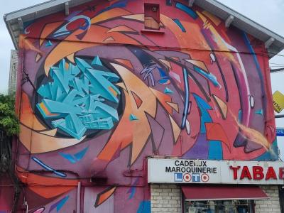 Wildstyle Lettres Colorées — Street art à Le Pont-de-Claix