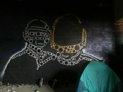 Daft Punk — Street art à Paris