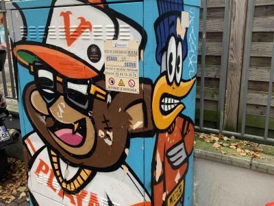 Playa et le canard marin — Street art à Strasbourg