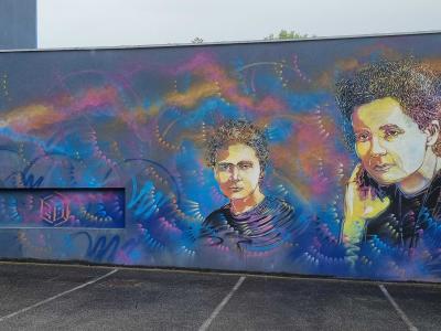 Three Portraits Composition — Street art by C215 in Échirolles