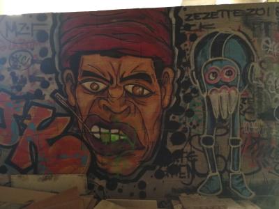 Grimace and Puppet — Street art in Paris