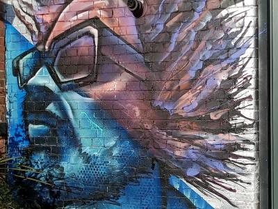 Winged Creature — Street art by Atila in London