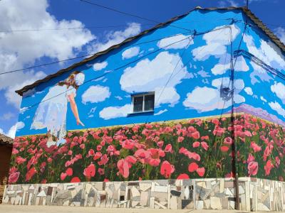 AÑORANZA DE UN FUTURO AMENAZADO — Street art in Polvorosa de Valdavia