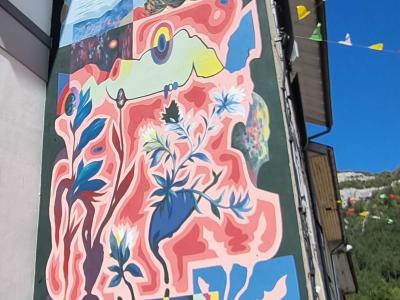 Botanical Composition by WENC — Street art by WENC in Nantua