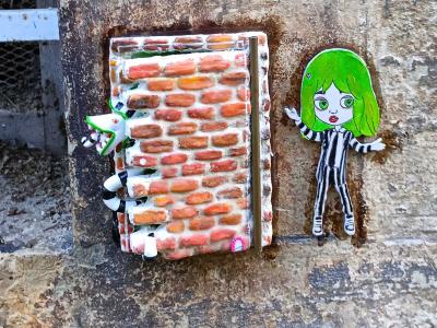 Florizale Sticker Art — Street art by Florizale in Bourges