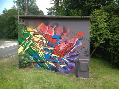 neur abf — Street art à Trélissac