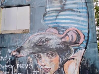 Animal Figure by Herakut, Berlin — Street art by Herakut in Berlin