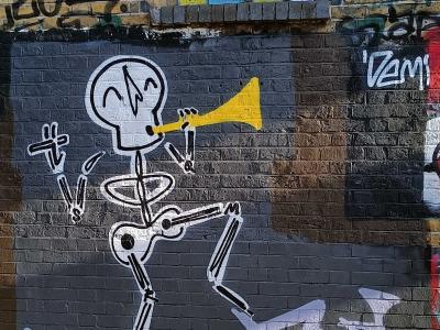 Sqrm musicien — Street art à London