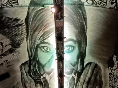 Symmetric Urban Art Composition — Street art by ZABOU in London