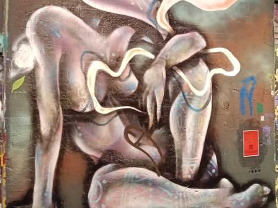 Formes corporelles surréalistes — Street art à London