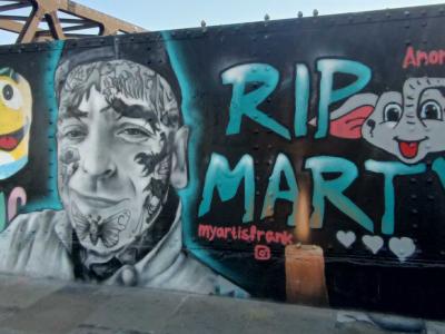 Hommage RIP Mart — Street art à London