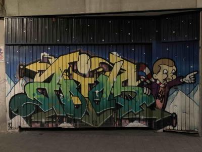 Wild Style and Shark in Madrid — Street art in Madrid