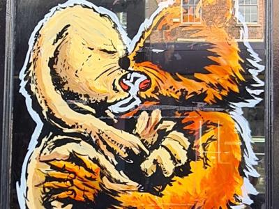 Queens of the Stone Age - Iconic Graffiti — Street art in Dublin