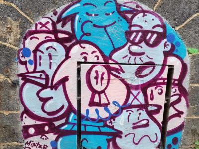 Mister Oats et ses personnages — Street art à Clermont-Ferrand