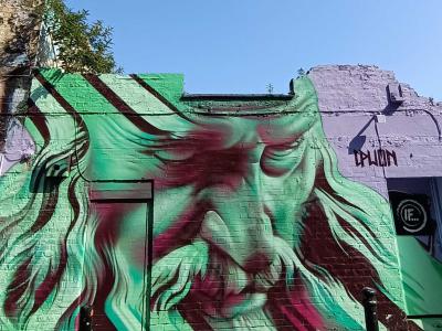 Le vieil homme barbu, par CPWon — Street art de CPWon à London