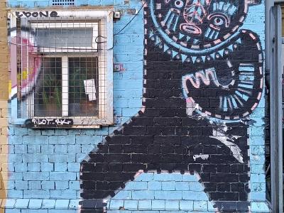 Geometric creature — Street art in London