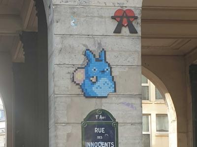 Totoro Mosaic — Street art in Paris