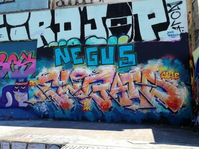 Negus Galle graffiti Nantes 2020 — Street art à Nantes