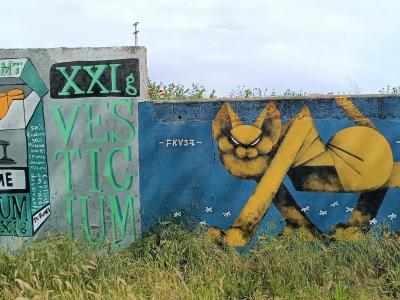 The Vestigium Cigarette Pack — Street art by fkv37 (FUKOV37) in Nantes