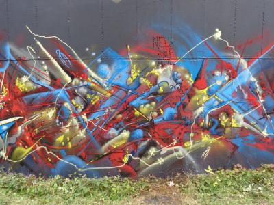 ABF Wildstyle Blast — Street art in Boulazac Isle Manoire