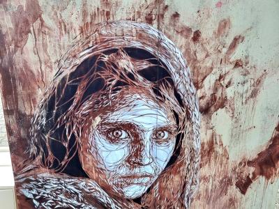 Portrait de femme — Street art à Strasbourg