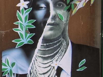Femmes aux perles et jasmin — Street art de ChrisTèll.T à Clermont-Ferrand