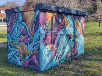 Neur ABF — Street art in Marsac-sur-l'Isle