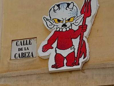 The Devil of Calle de la Cabeza — Street art in Madrid