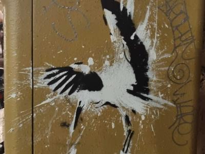 Winged Freedom — Street art in Strasbourg