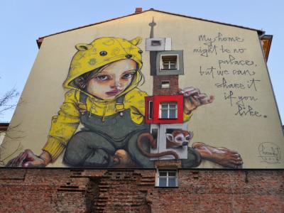 My home might be no palace, but we can shake it if you like