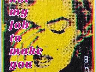 Marilyn Monroe Pop Art by Sohan — Street art by Sohan_street in Clermont-Ferrand