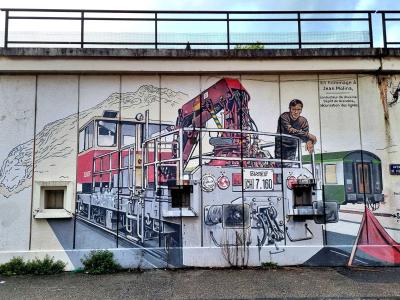 Tribute to Jean Molina — Street art in Grenoble