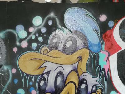 Donald Duck — Street art in Paris