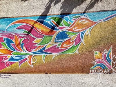 Swirls by Helios Art — Street art in Clermont-Ferrand