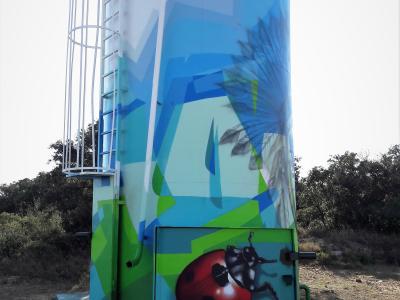 Portrait amérindien par Honck — Street art de Honck à Gigean