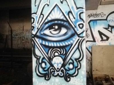 The All-Seeing Eye — Street art in Paris
