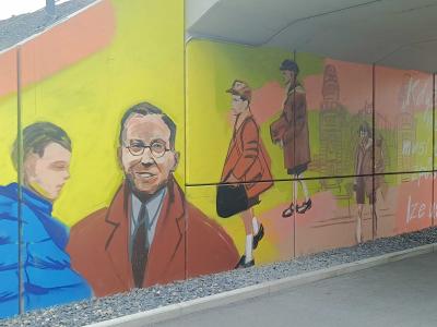 Winton Mural - Narrative — Street art by Toy_Box in Prague
