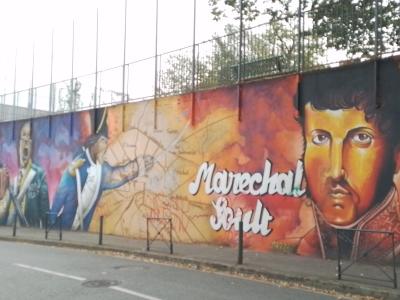 fresque la bataille du 10 avril 1814