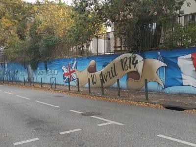 fresque la bataille du 10 avril 1814