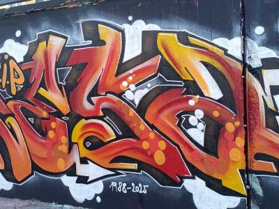 Wildstyle RIP Orange — Street art in Prague