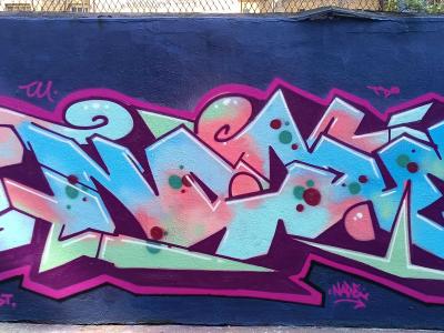 Neon Pink Tags — Street art in London