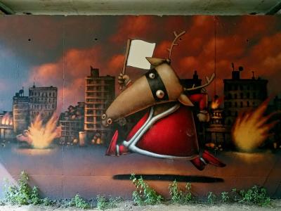 Dynamic Painting — Street art by Ador in Rezé