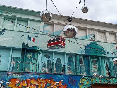 Aerial La Rochelle Mural — Street art in La Rochelle
