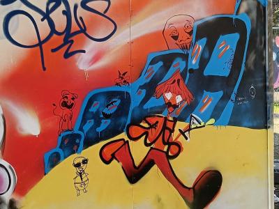Surfer aéroglisseur — Street art à London