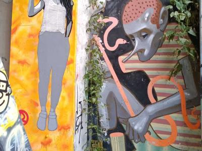 Urban Diptych Femininity — Street art in Berlin