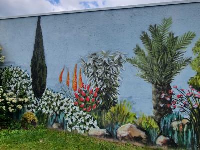 Jardin exotique aux aloès — Street art à Clermont-Ferrand